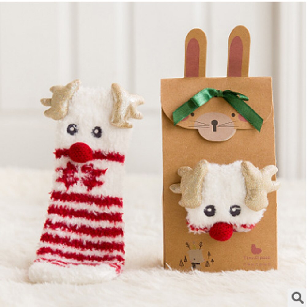 Xmas Soft Leg Stockings Cotton Baby Kids Toddlers Girls Knee High Tights Winter Cute Casual Fit For 1-5Years: F