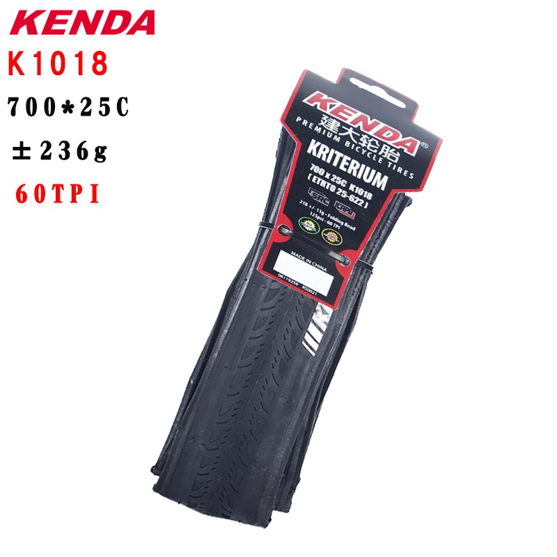 KENDA Bicycle Tire K1018 451 20*1 1/8 Puncture Prevention 700C 700*23C 25C 60TPI dead flying road vehicle Bicycle folding t: 700X25C 60TPI  Fold