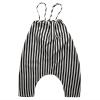 1pz Del bambino Ragazzi bambino A Righe Cinghia Tute Pantaloni Lunghi Pantaloni Tute E Salopette impostato 0-4T: 3T