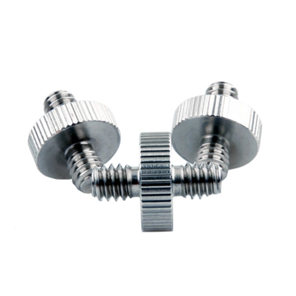 NICEYRIG Camera Rig 1/4 inch Schroef Statief 1/4 "tot 1/4" Monopod Schroef Quick Release Plaat Camera Accessoires (3 stuks een Pak)