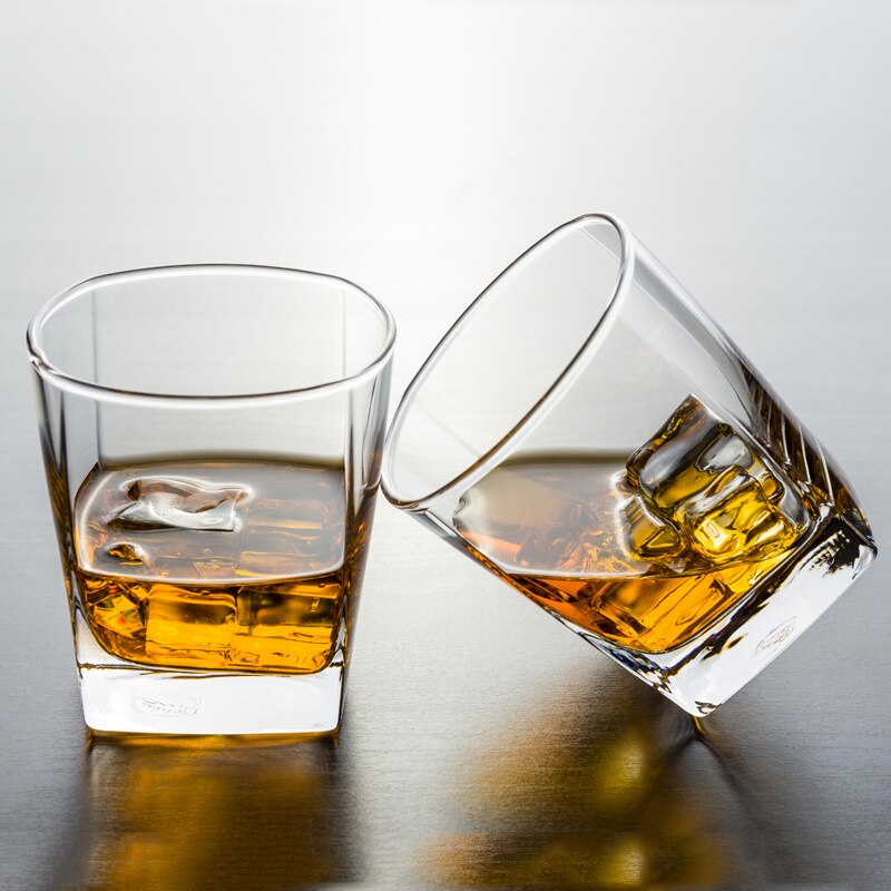Spiegelau skotsk whiskytumbler øl chivas kongelig vinglas krystal slank taljekurve tango whisky kopper vasos de cristal: Firkantet kop