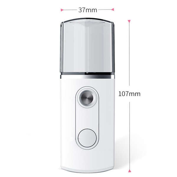 Nano ansikts mister, bærbar liten luftfukter usb oppladbar 20ml håndholdt vannmåler ultralyd tåke spray