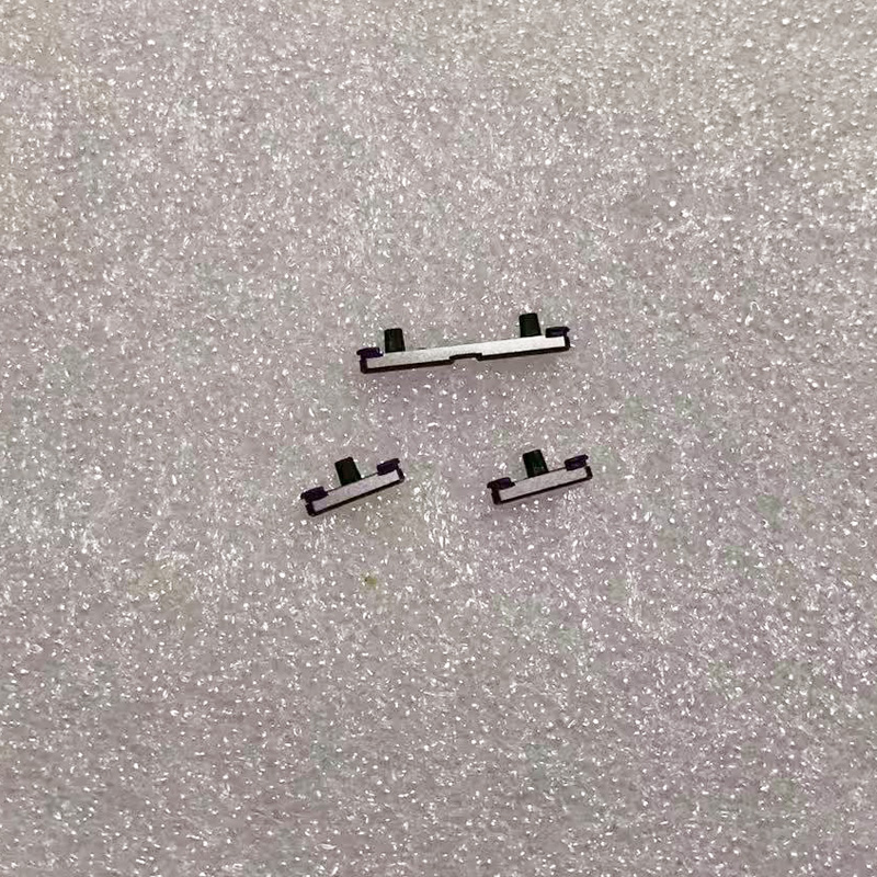 1 conjunto de botões laterais de ligar/desligar e volume para motorola moto edge 60 pro  xt2507-5 peça de reposição): Preto