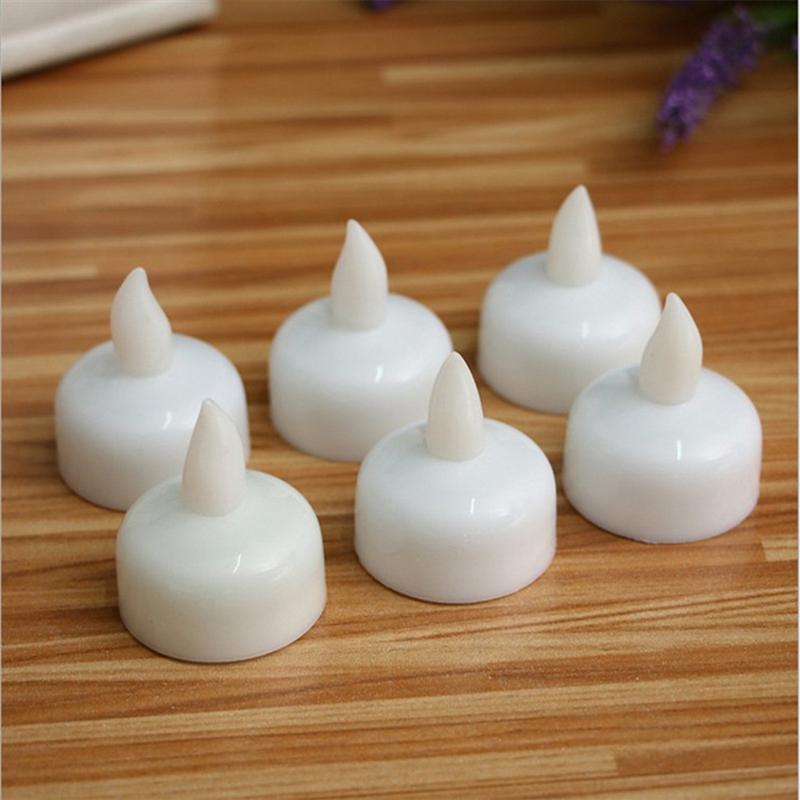 Waterproof Decorative Small LED Floating Candles for Wedding Party SPA Bath