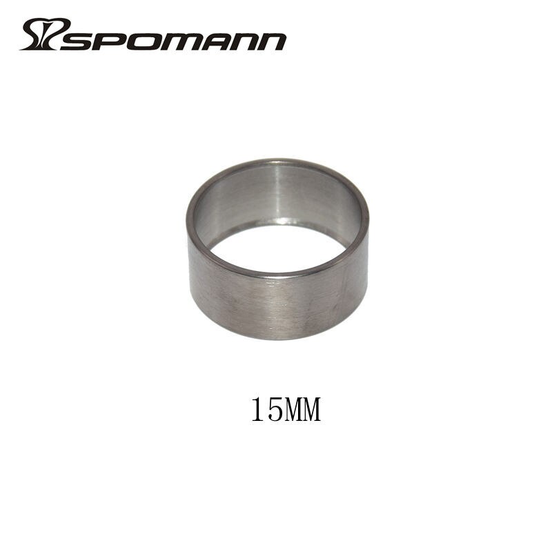 Newest ultralight Titanium alloy Road bike headsets washer Titanium bicycle stem spacer 5/10/15/20mm Mountain MTB part Free ship: 15mm