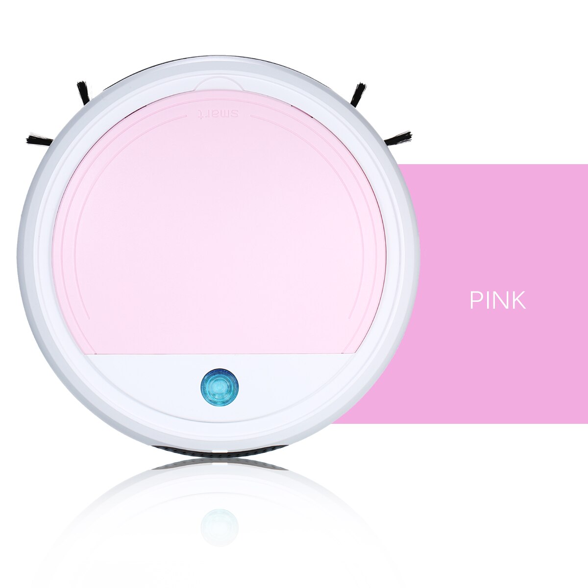 Robotic Stofzuiger Uv Cleaner Floor Dweilen Robot Sweep Machine Anti Elektrische Stofzuiger Dust Catcher Ultraviolet: Pink