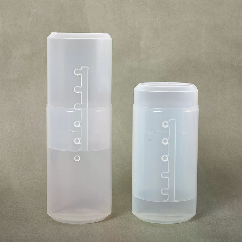 1 st Verstelbare Hoogte PVC Make-up Borstel Houder Display Opslag Cup Organizer met Deksel