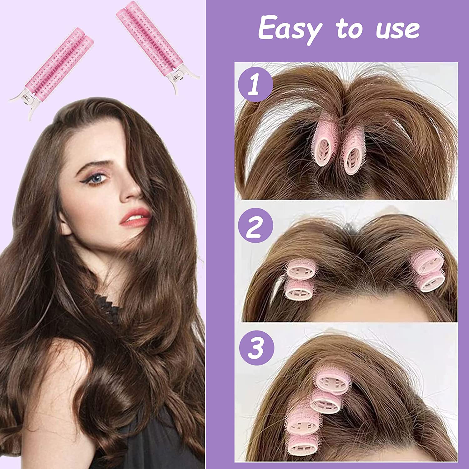 6 grampos de cabelo de volume, grampos de cabelo para volume, clipes de volume de cabelo instantâneos para mulheres, clipes de volume para raízes, estilo de cabelo diy