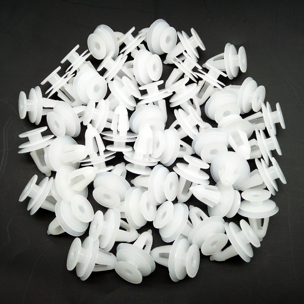 50 stuks Auto Deur Trim Board Panel Retainer Moulding Clips 8.5mm Hole Push Klinknagels Auto Fastener Car Clips Voor suzuki Mitsubishi