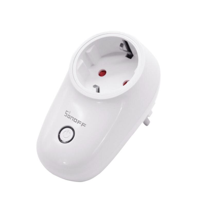 Sonoff S26 Grundlegende WiFi Clever Sockel AU/CN/EU/UK/UNS Drahtlose Stecker Clever Heimat Schalter steckdosen Arbeit Mit Alexa Google Assistent