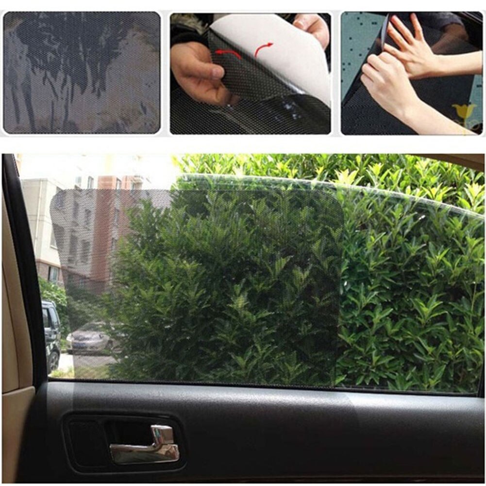 Sun Block Film Anti-UV Car Static Sunshade Stickers Window Glass Sunscreen Curtain Insulation Car Sunroof Sun Solar Film Shade