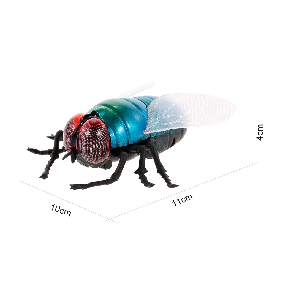 Simulação de controle remoto infravermelho gigante voar rc inseto rc brinquedo animal com 3 bateria para crianças engraçado jogar rc robô brinquedos