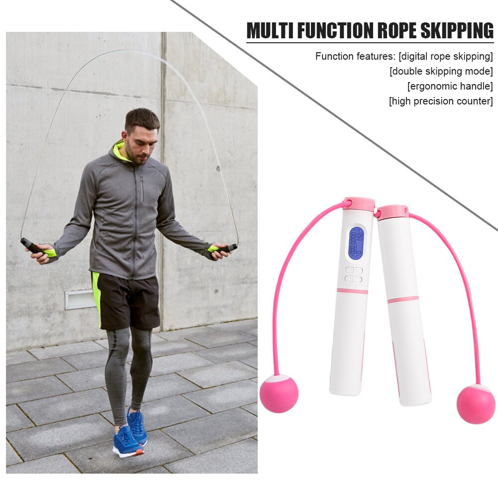 Skipping Rope Counter School Students Sports Competition Jump Ropes for Easy Safety Working-out Ornaments