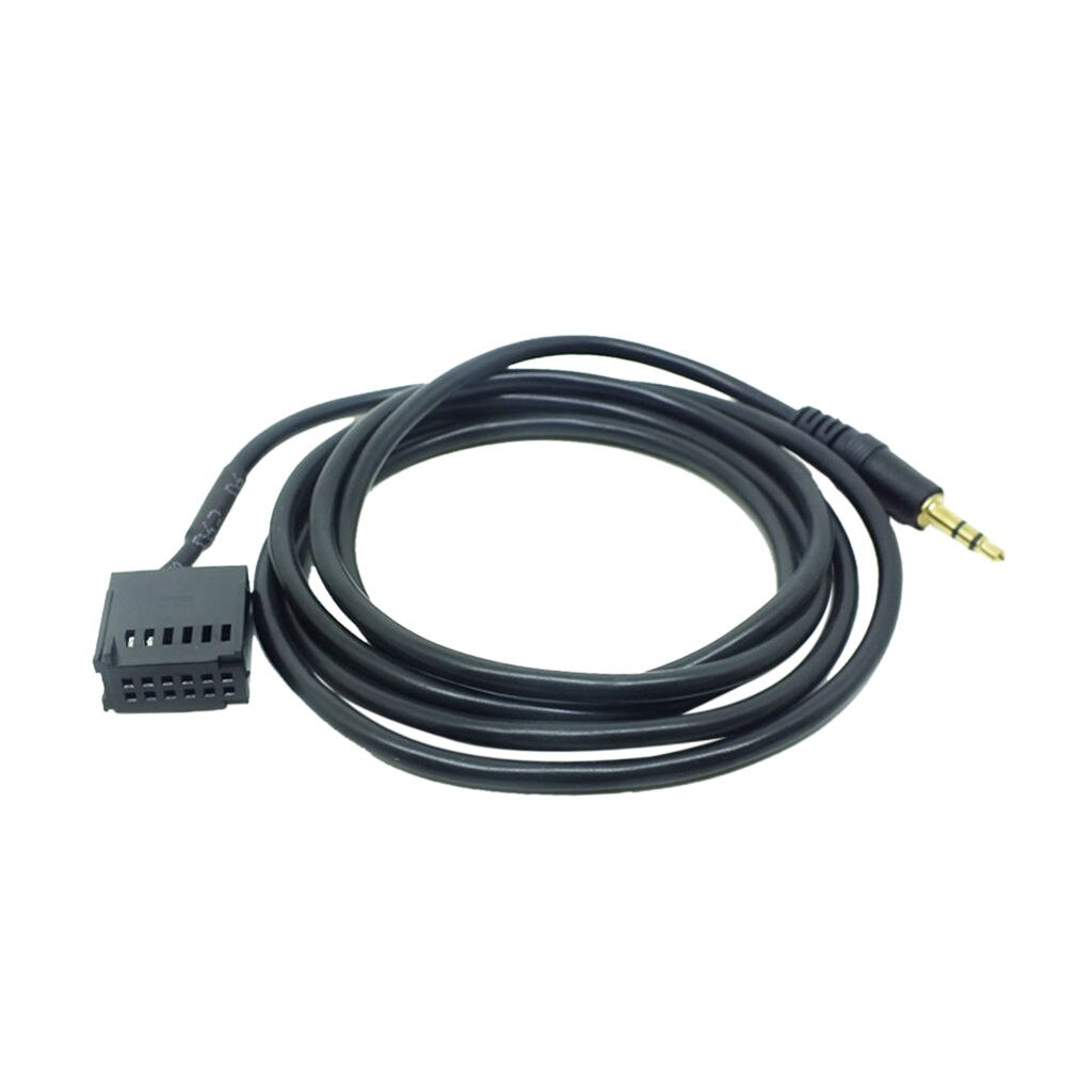 Auto 3.5Mm Male Aux Audio Input Kabel Adapter Voor Ford Focus Fiesta Mondeo,