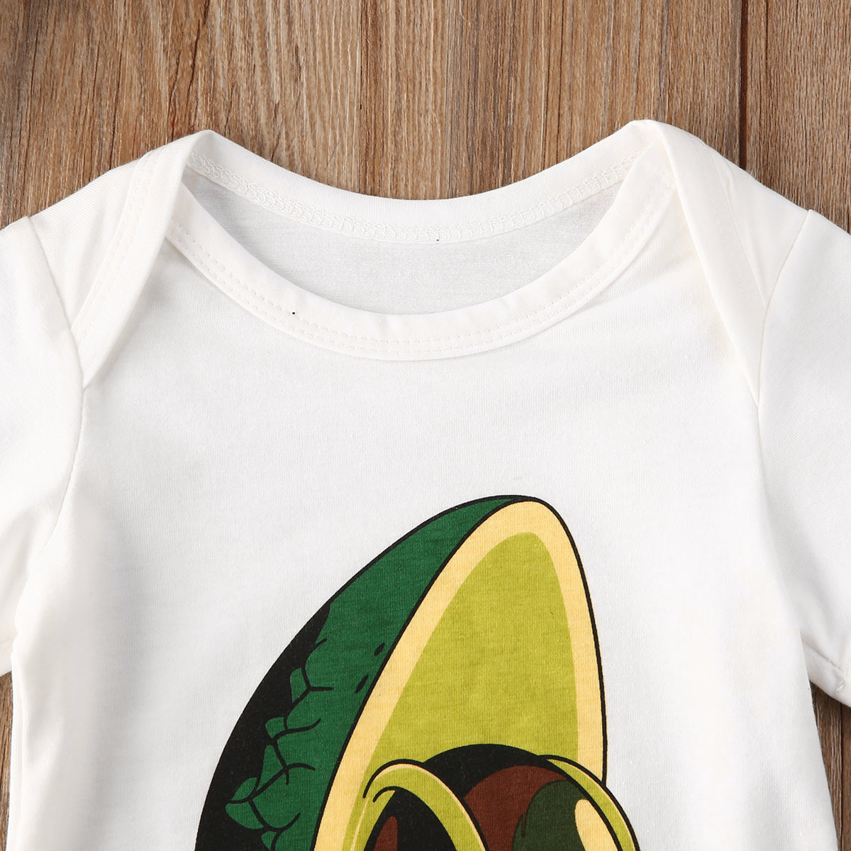 Baby Zomer Kleding 0-18M Nieuw Zuigeling Baby Meisjes Jongens Avocado Bodysuits Fruit Print Korte Mouw jumpsuits 5 Stijl