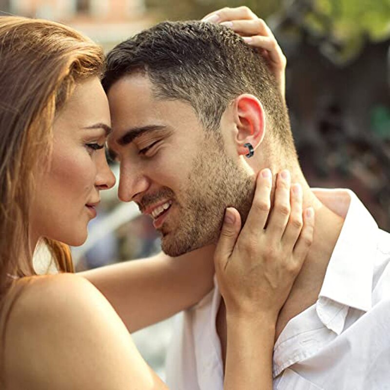 Boucles d'oreilles magnétiques Non perforées, 10 paires, en acier inoxydable, plumes croisées, charnière, Clips unisexe