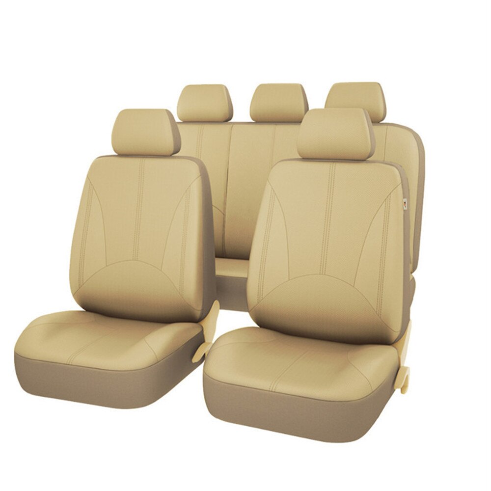 Auto Accessoires Voor Lexus Es Ct Is Gs GS350 Gx Ls LS430 Rx RX450H Lc Ux Sc Convertible Sc Coupe HS250H Lederen Auto Stoelhoezen: ZT01-5Seats-Beige