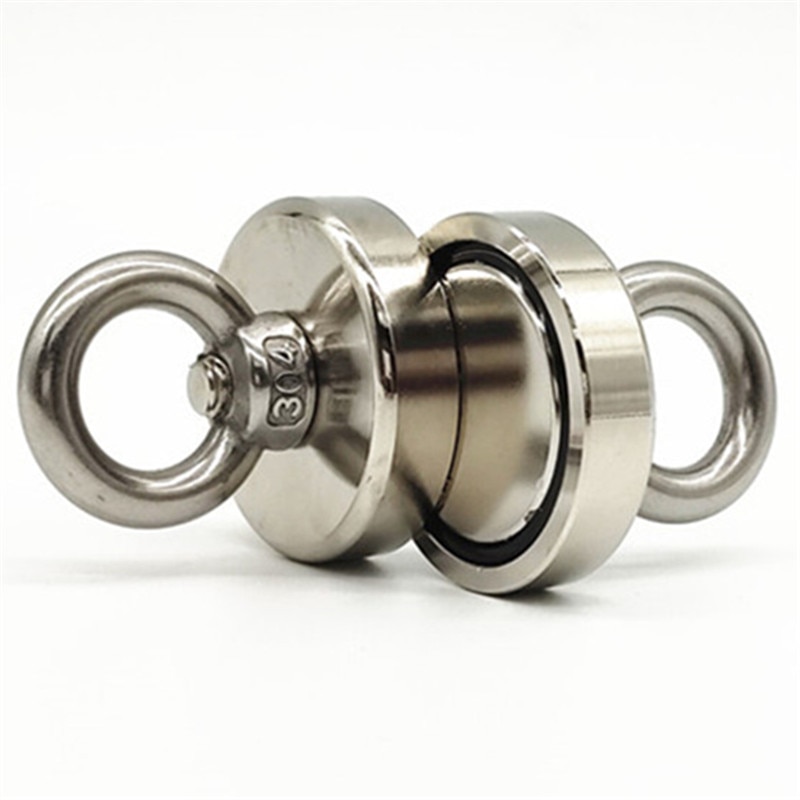 Sterke Krachtige Ronde Haak Salvage Neodymium Magneet Zee Vissen Apparatuur Houder Trekken Montage Pot N52 Neodymium Magneet 40 20
