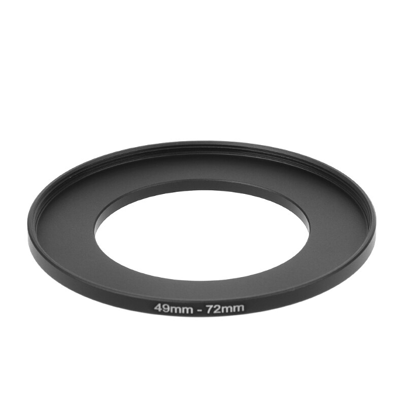 49Mm Tot 72Mm Metalen Step Up Ring Lens Adapter Filter Camera Tool Accessoires