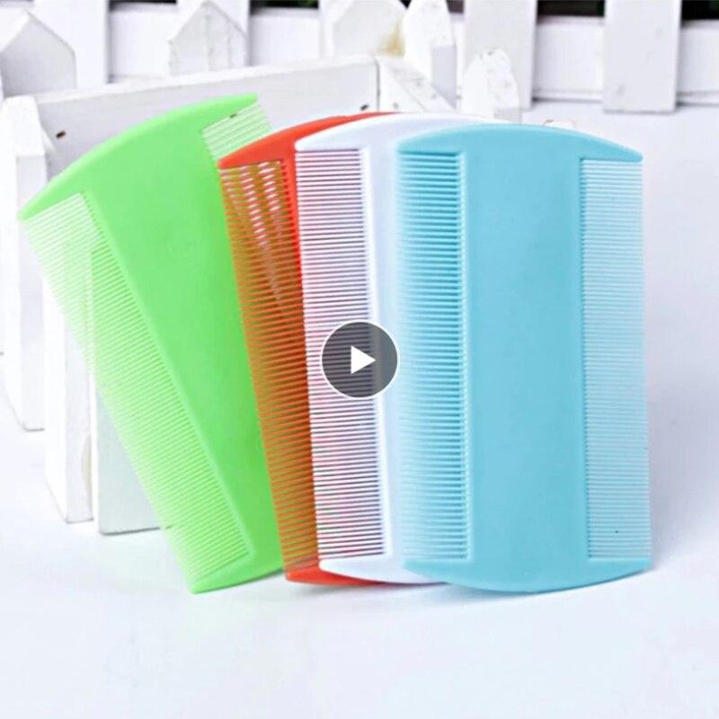 Double Sided Head Lice Comb Protable Fine Tooth Head Lice Flea Nit Hair Combs Styling Tools Hair Comb Pet Products Dog Combs