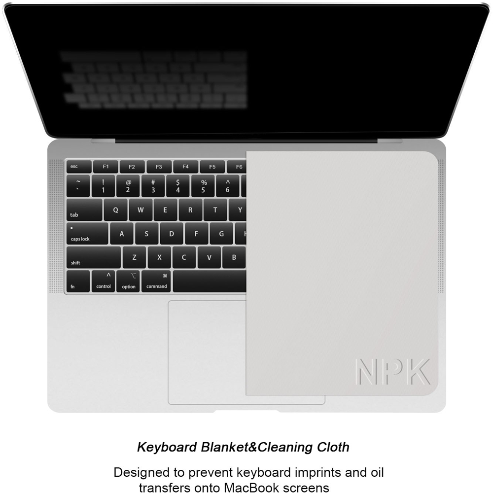 Notebook Palm Keyboard Blanket Cover Microfiber Dustproof Protective Film Ściereczka do czyszczenia ekranu laptopa MacBook Pro 13/15/16 cali