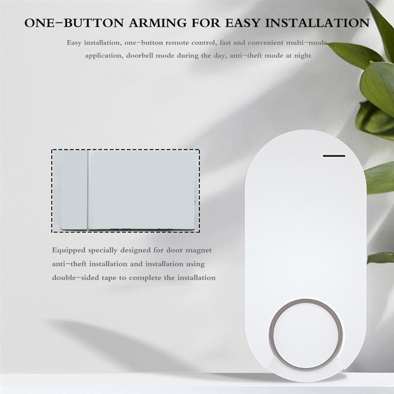 Wireless Door/Window Entry Security Burglar Sensor Alarm PIR Door Magnetic Alarm System Security With Remote Control