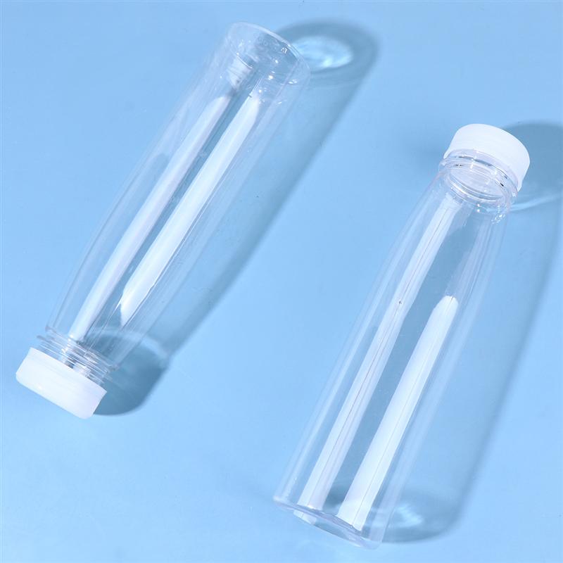 10 st 330ml tomma förvaringsbehållare klara sällskapsdjur flaskor plast dryck dryck flaska juice flaska burk med lock (svarta lock)
