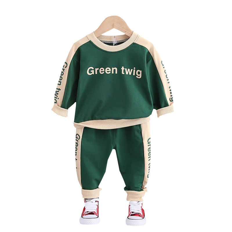 Crianças Bebê Meninos Meninas Roupas de Algodão Primavera Outono Calças Jaqueta 2 Pçs/sets Fora Moda Infantil Criança Roupas Casuais fatos de Treino