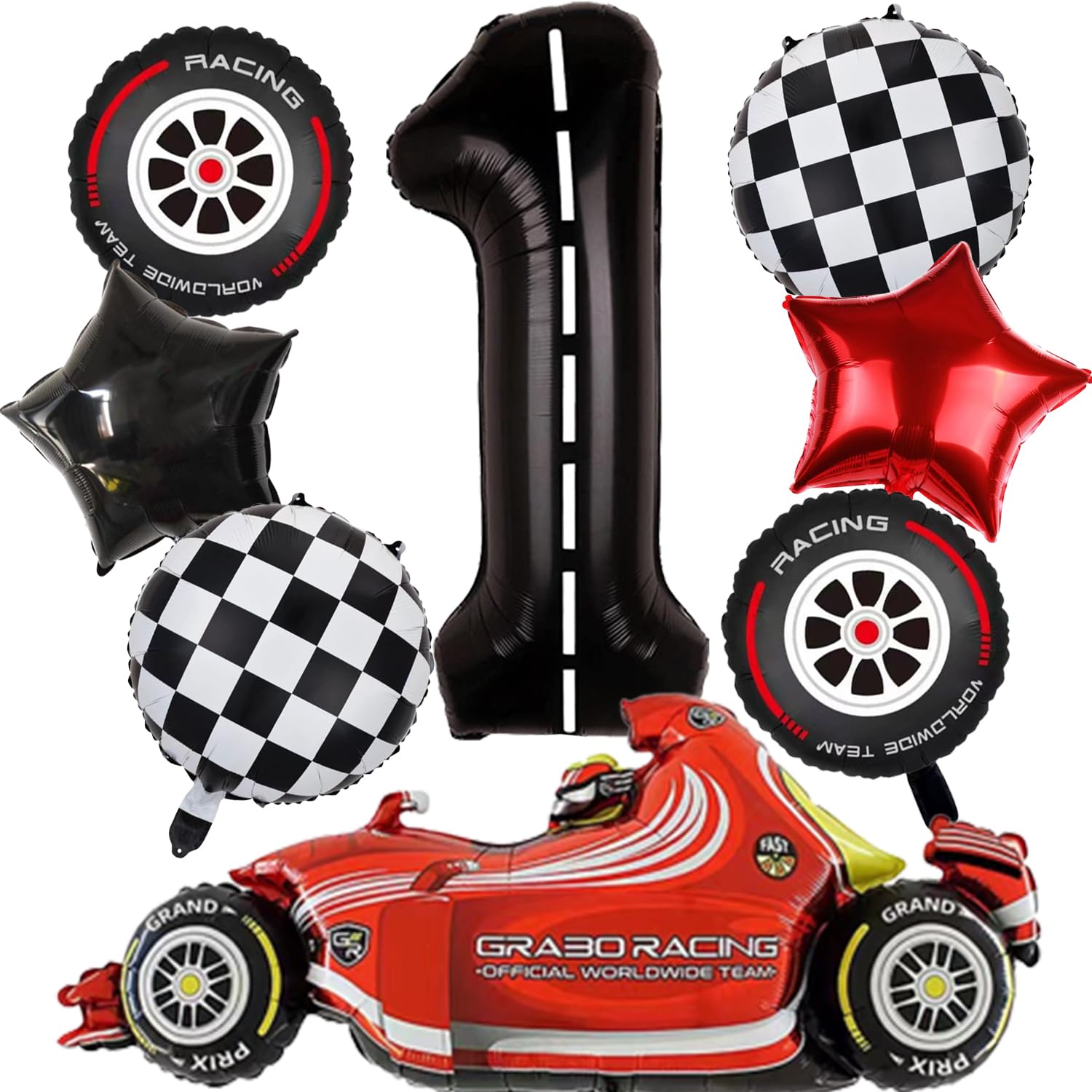Checkered Disposable Tableware Plates Cups Napkins Racing Car Birthday Party Decorations Race Track Tablecloth Boy Party Favors