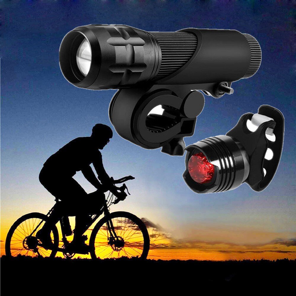 3 Light Settings Waterproof Led Bicycle Bright Bike Lamp Safe Riding Flashlight Lamp Set Of Mountaineers Riding Light 20JUL 16