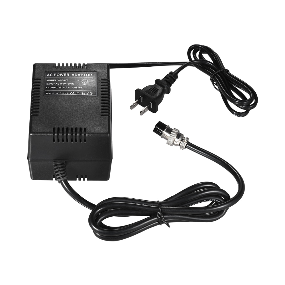 Mixing Console Mixer Power Supply AC Adapter 18V 1600mA 60W 3-Pin Connector 220V Input for 10-Channel or above Mixing Consoles