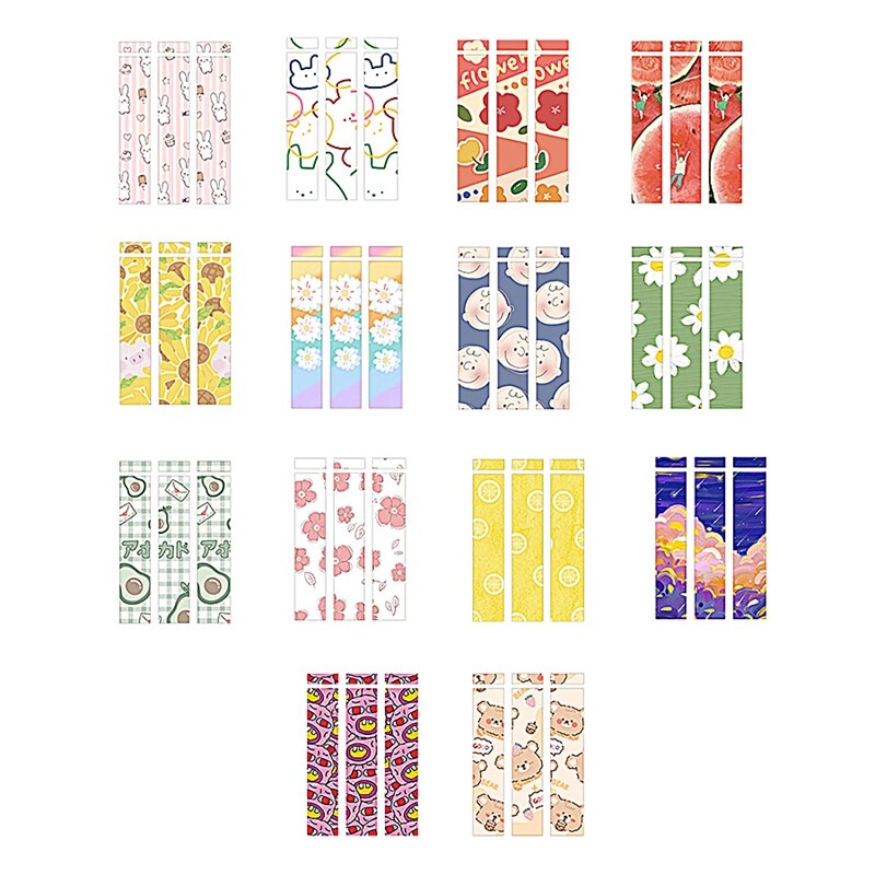 Cute for Apple Pencil Stickers Scratchproof Ultra Thin Stickers Cute Series Press Stylus Non-Slip Protective Paper-4