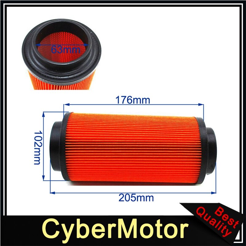 Luftfilter til polaris sti blazer sjef 325 330 erstatter  # 7080595 polaris idrettsmann xp 550 magnum atv quad