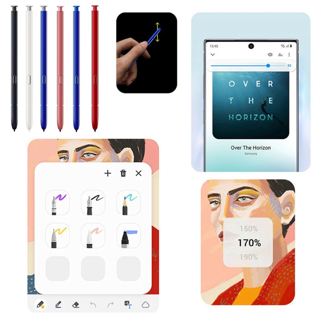 Pojemnościowy Rysik do Ekranu Dotykowego Samsung Galaxy Note 10/10 Plus - Metal Aktywny