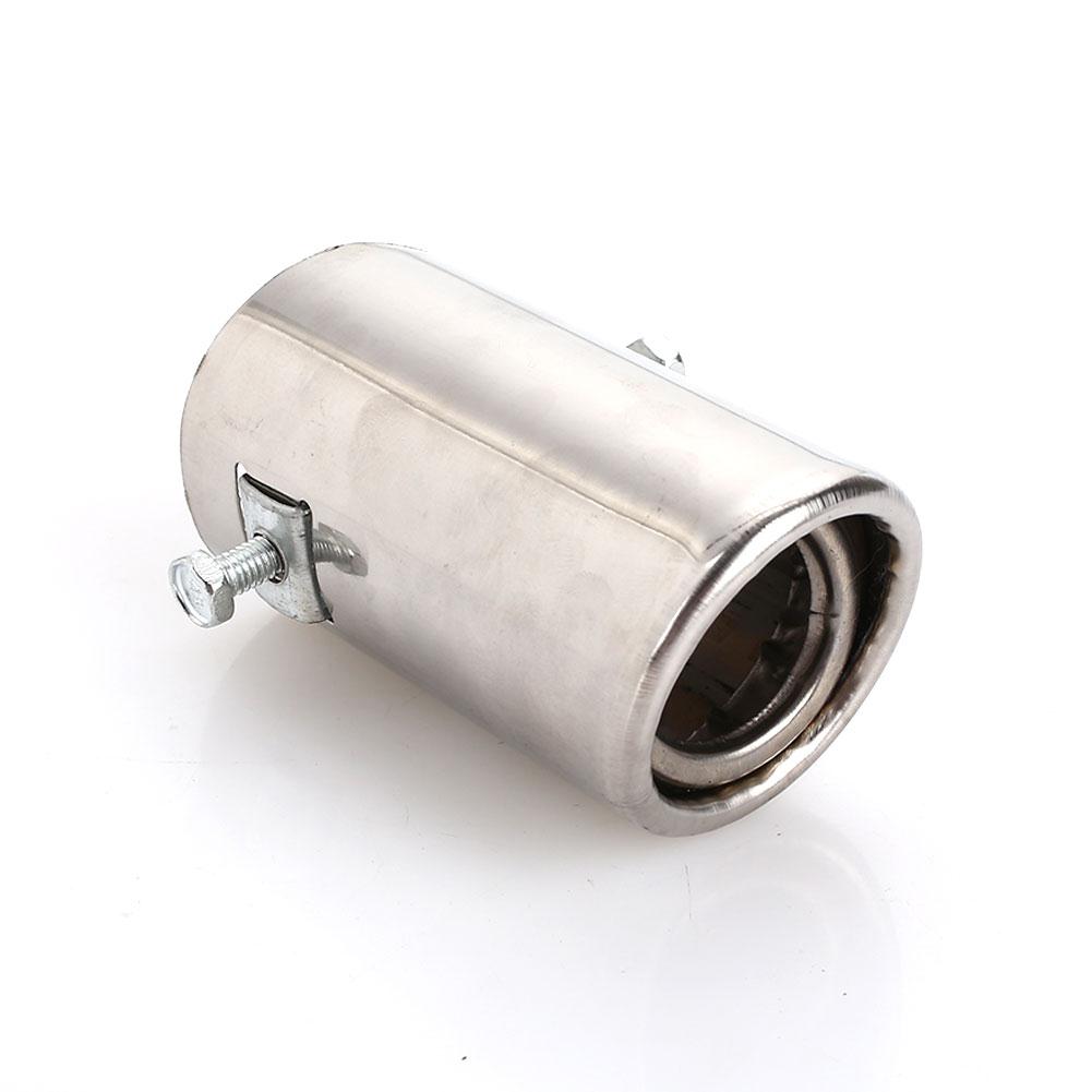 Car Tail Pipe Diameter 51-51mm Stainless Steel Muffler Tip Pipe Car Accessory Exhaust Tail Exhaust