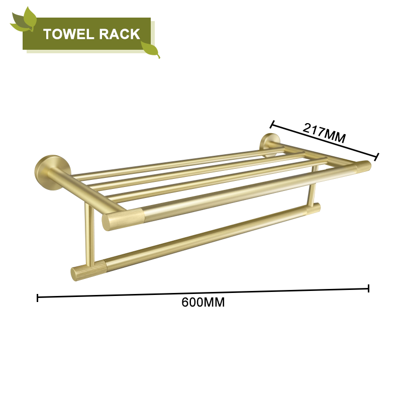 Accesorios de baño de oro cepillado, soporte de toalla, soporte de taza, colgador de anillo de toalla, soporte de papel, soporte de cepillo de inodoro, gancho para abrigo