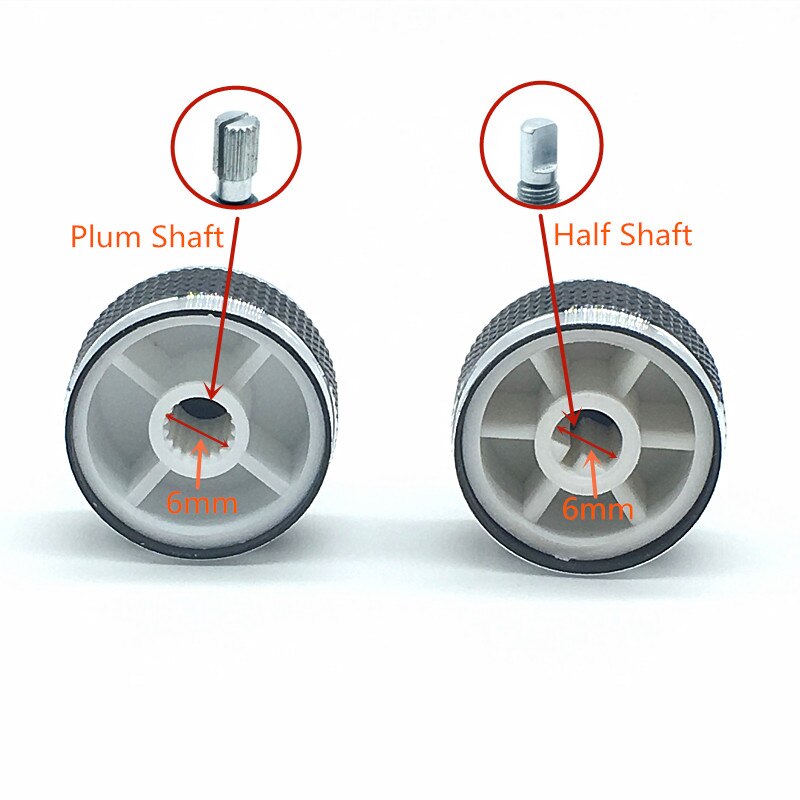 2 stk d akse plomme akse bil volum knott kraft aplifer volum knotter potensimeter bryter caps 20 x 13mm plomme halv aksel