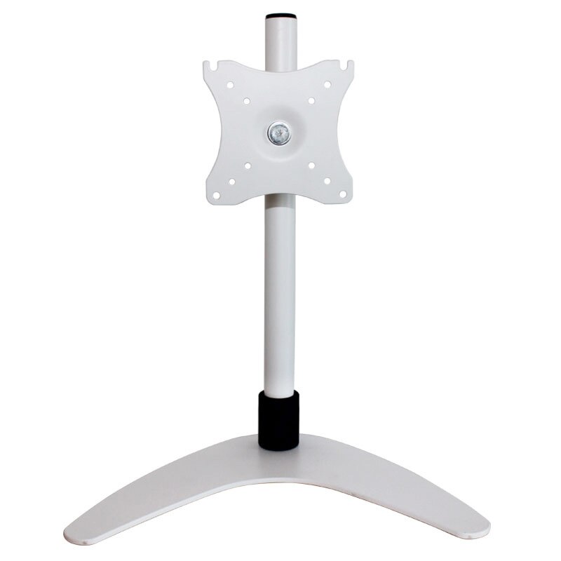 Single LCD Monitor Table Stand Floor Desk Monitor Mount Stand with Adjustable Tilt Swivel Rotation hold Screen 14&quot; to 27&quot;