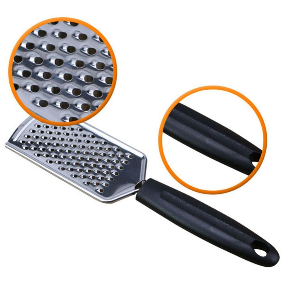 Stainless Steel Kitchen Tools Portable Grater Zester Handheld Cheese Lemon Citrus Potato with Ergonomic Soft Handle