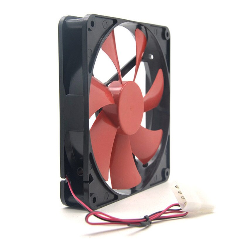 Best silent quiet 140mm pc case cooling fans 14cm DC 12V 4D plug computer cooler July06#2: Default Title