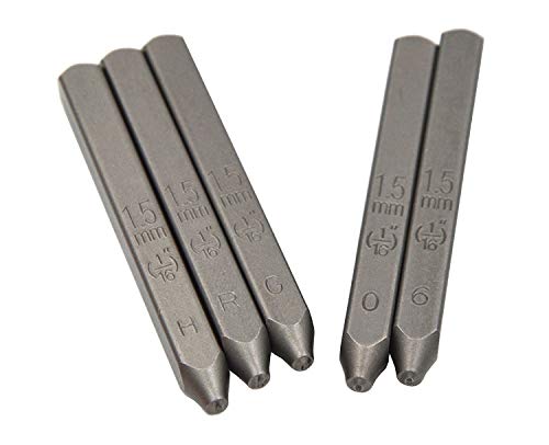 27pc 1/16 " (1.5mm)  hrc 60 letterstempelset voor het maken van sieraden/stalen stempel/hout/leer