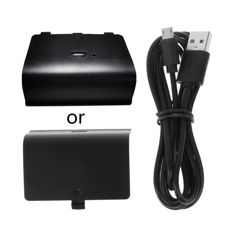 Ni-Mh 2400Mahcharger Kit Oplaadbare Batterij + Usb Kabel Voor Xbox One