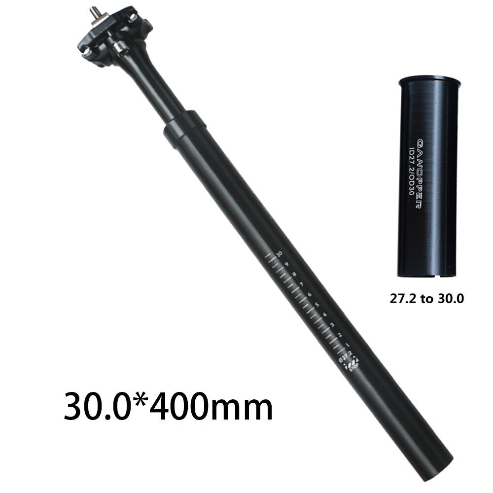 Bike Suspension Telescopic Seatpost 27.2 28.6 30 30.4 30.9 31.6 33.9 Bicycle Shock Absorber Adjustable Seat Post Bike Saddle Rod: 30.0mm seatpost