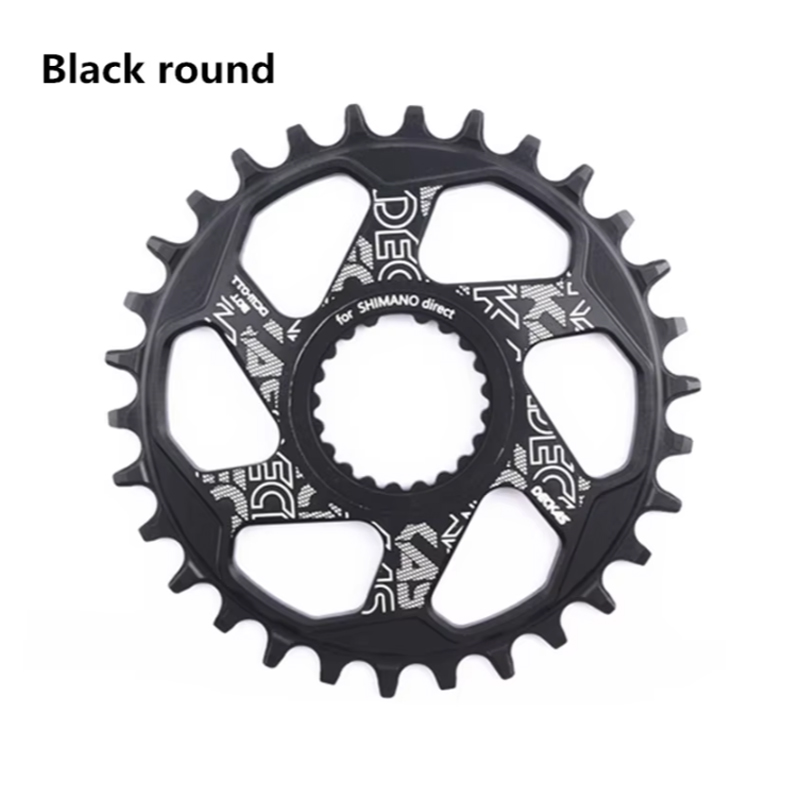 Deckas kettingblad rond ovaal 1 x 12 versnellingen voor shimano  m6100 m7100 m8100 m9100 crankstel center lock 30t 32t 34t 36t 38t mtb fiets: Geel / 30t