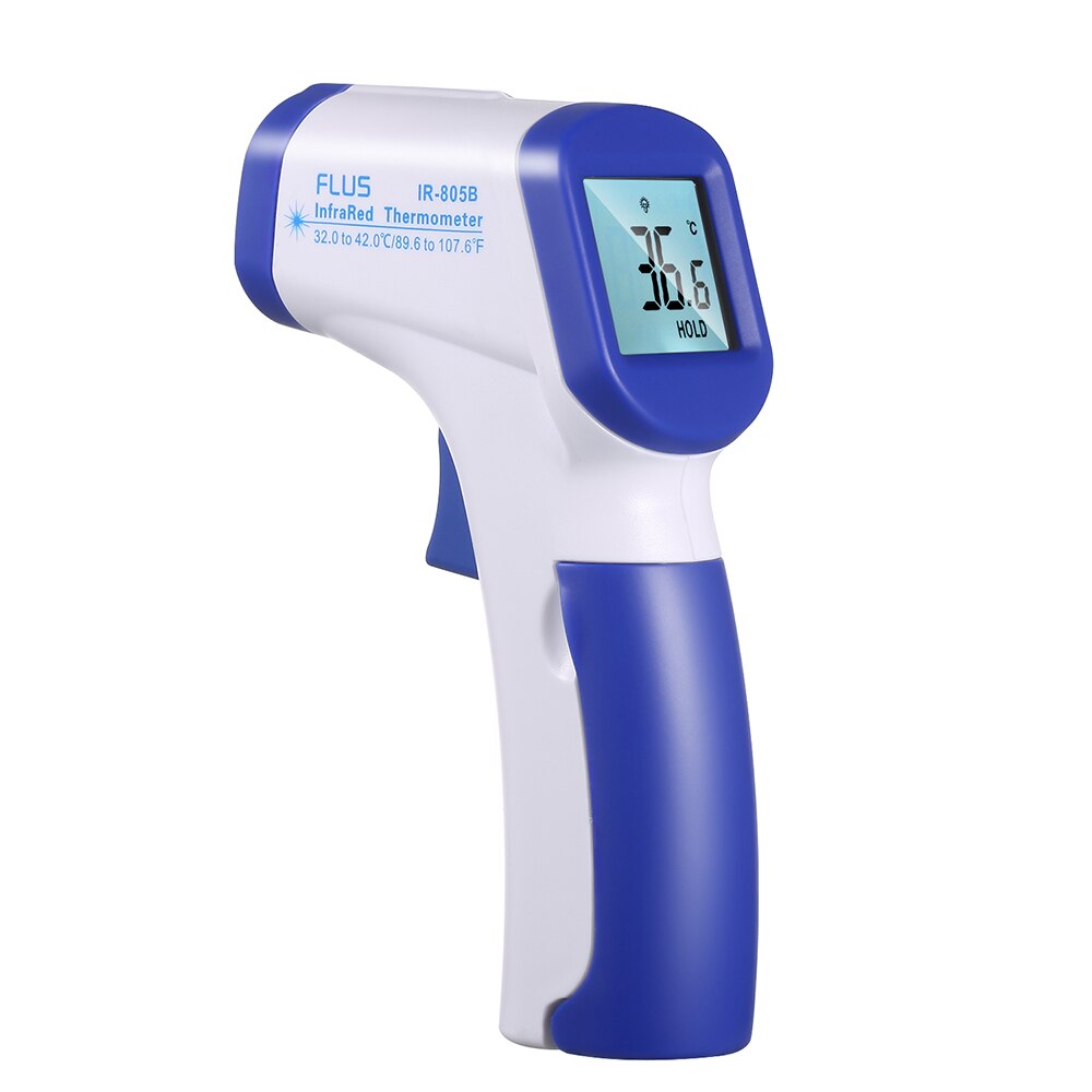 Handheld Non-contact Infrared Digital Thermometer with LCD Display Digital Infrared Temperature Measure Tool: Default Title