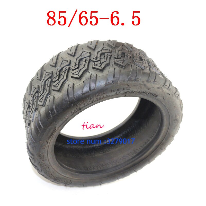 Neumático para scooter eléctrico Dualt Ultra, ruedas sin cámara, modelo Cross-country 90/65-6,5, de 11 pulgadas,: D