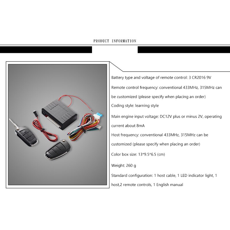 Universele Auto Centrale Deurvergrendeling Keyless Afstandsbediening Centrale Vergrendeling Auto Centrale Kit Remote Controllers-Y