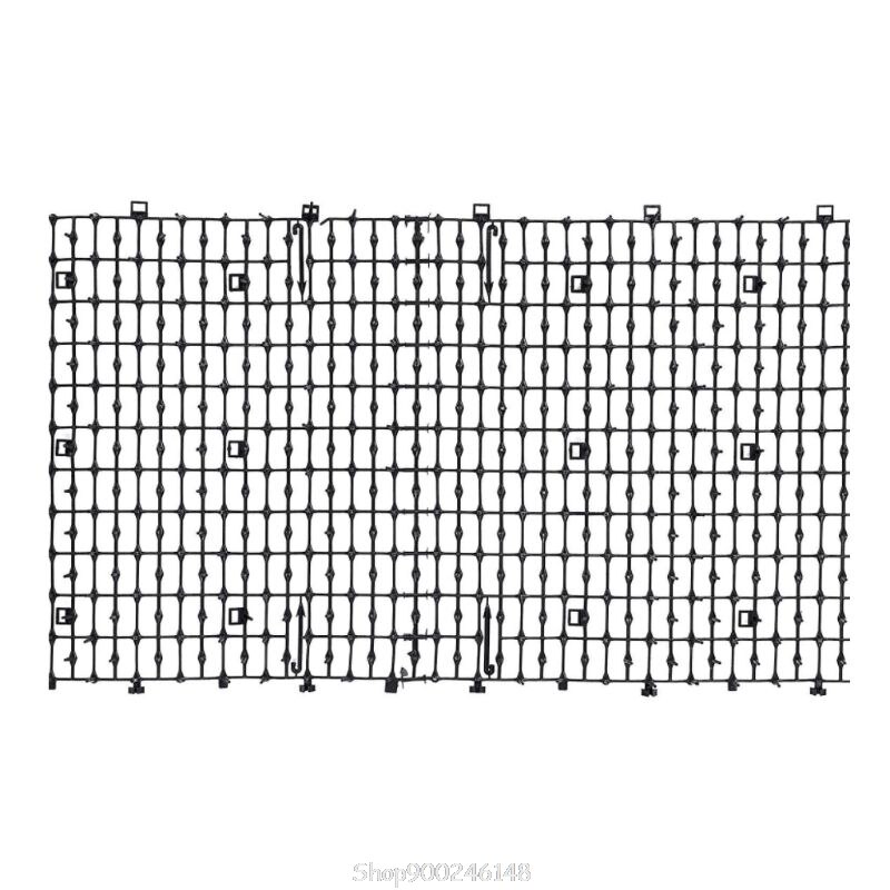 Anti-kattendoornmat om te voorkomen dat katten op een tuinbalkon stappen, kattenverboden gebied, pad voor katten, artefact  s19 20