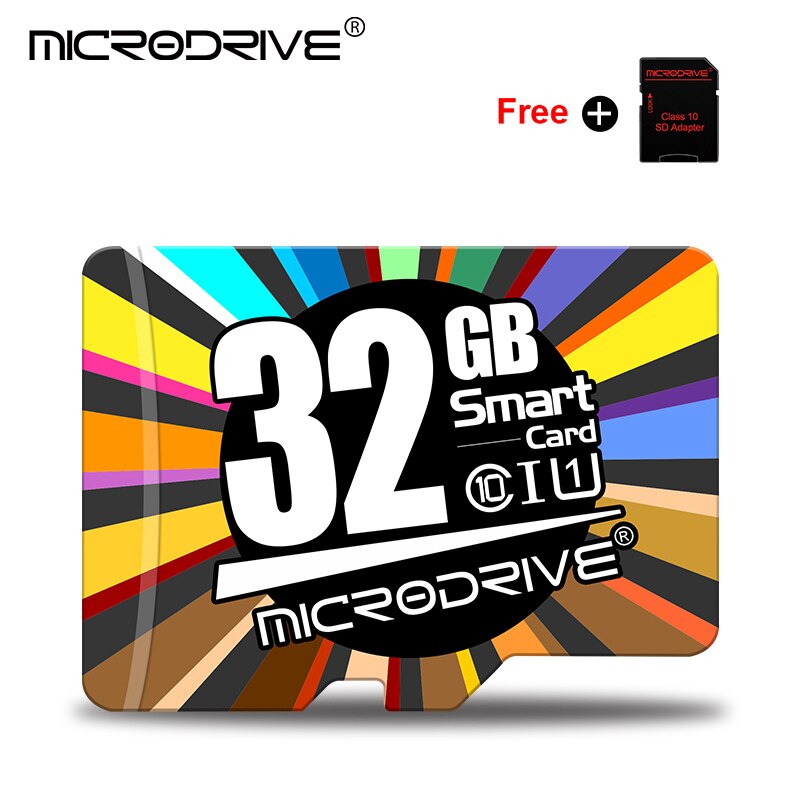 Microsd-kortti 128gb 64gb 32gb luokan 10 muistikortti 16 gb 8gb nopeaa cartao de memoria microsd/tf-korttia + sovitin: 32gb