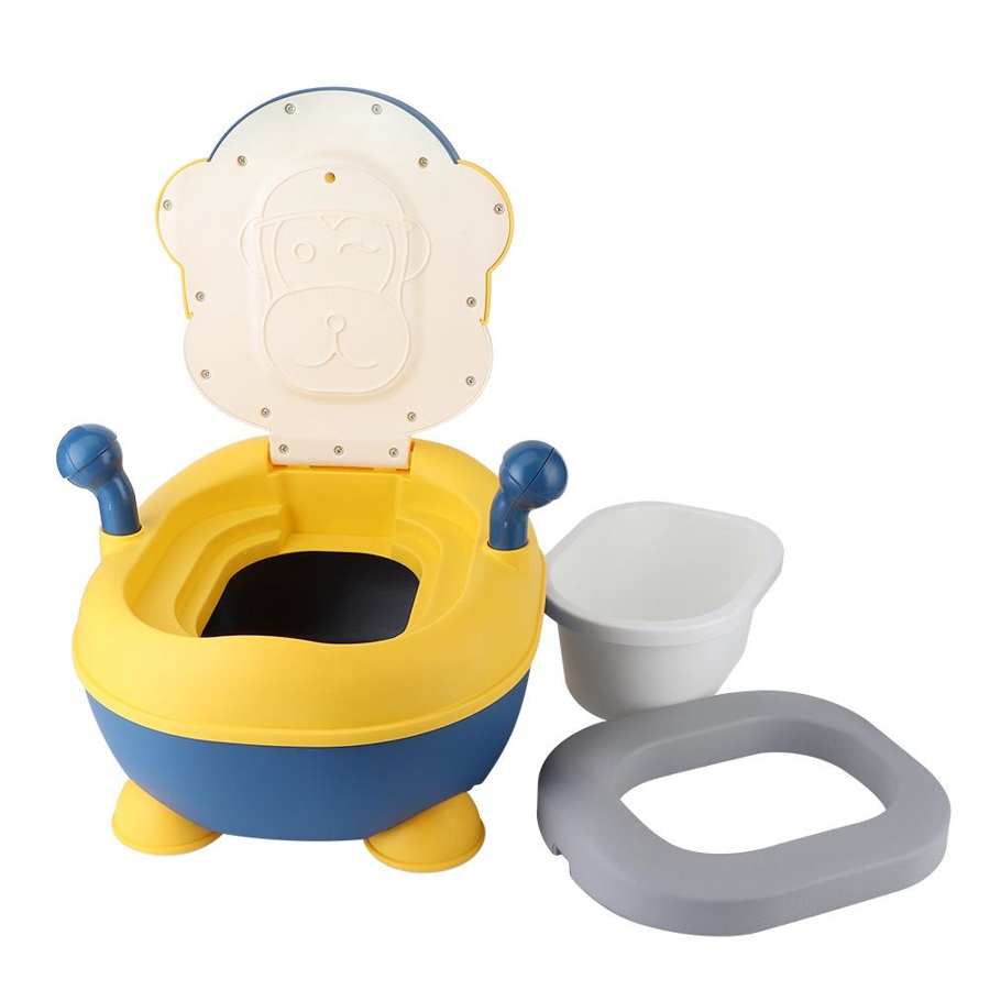 Children Toilet Seats Cartoon Children Potty Training Seats Portable Baby Toilet Bathroom Supply Yellow toilet